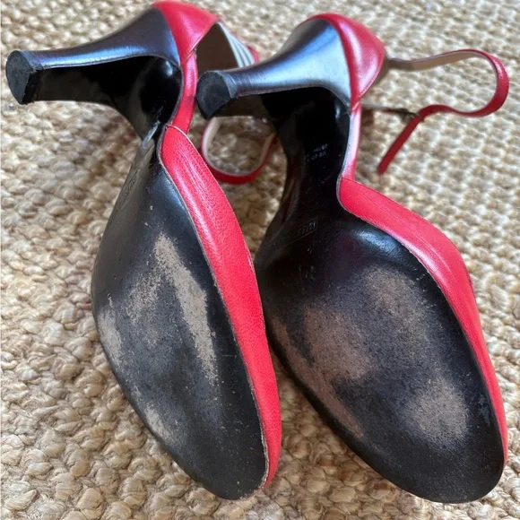 Marc Jacobs Red and White Women's Shoes - Picture 2 of 3